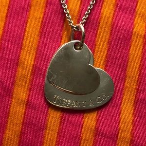Return to Tiffany Double Heart Tag Necklace